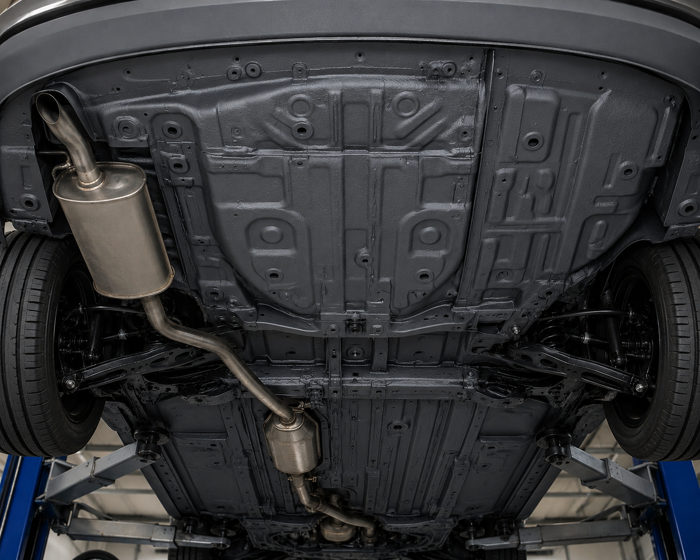 Eco-friendly rubberized matte undercoating product